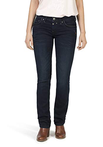 Timezone Damen TahilaTZ Straight Jeans, Blau (Noble Blue Wash 3787), 28W /32L