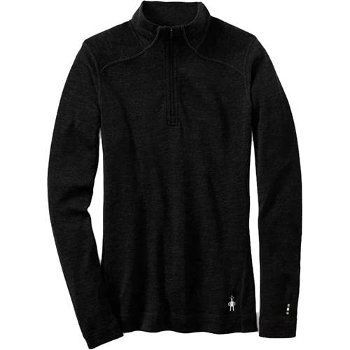 Smartwool SW016373001XL Women's Merino 250 Baselayer 1/4 Zip Black XL