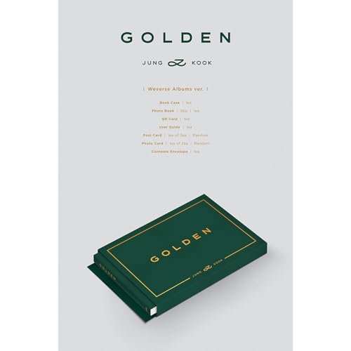 Image of BTS JUNGKOOK GOLDEN 1st Solo Album Weverse Album Ver