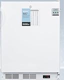Accucold FF7LWPLUS2ADA 24-Inch Wide All-Refrigerator - White; ADA Compliant; NIST Calibrated Temperature Display; Commercially Approved; RHD (Right-Hand Door Swing); CARB Compliant