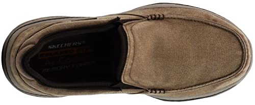 Skechers Men's Creston-Moseco Moccasin, Desert, 8 M US