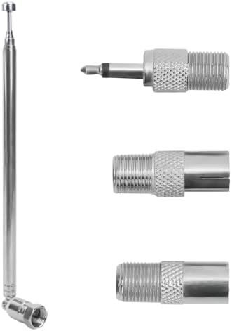 2m - Antenne de Radio FM 75 Ohm avec connecteur PAL, Stéréo, Récepteur