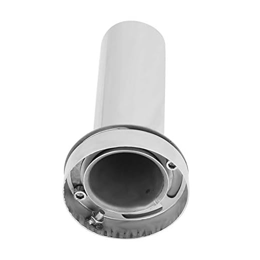 Removable Sound Silencer, Qiilu Adjustable Round Exhaust Muffler Tip Removable Sound Silencer (4in)