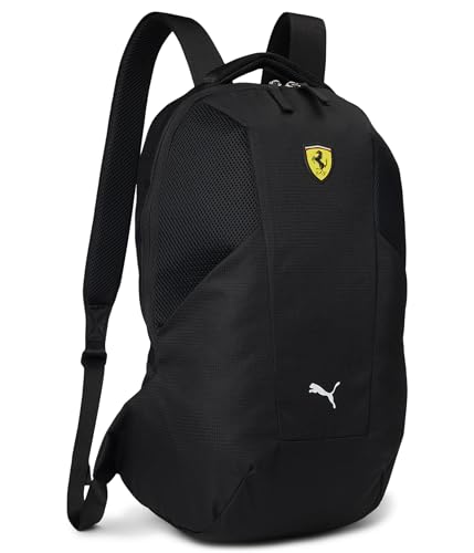 PUMA Mochila masculina Scuderia Ferrari Race grande casual - preta