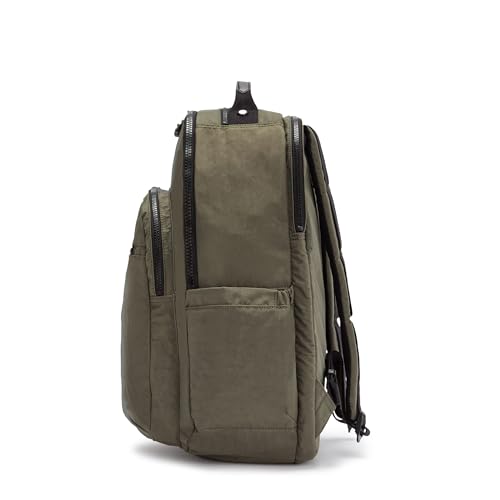 Image of Kipling Women's Seoul Extra Large 17 inch Laptop Backpack, Durable, Roomy with Padded Shoulder Straps, Built-In Protective Sleeve
