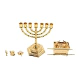 NUOBESTY Tischkerzenständer Kaminkerzenhalter Religiöse Tischfigur Biblisches Artefakt Tischskulpturen für Heimdekoration Religiöse Figur Ornament Jüdische Statue Israel-Figur Spirituelles