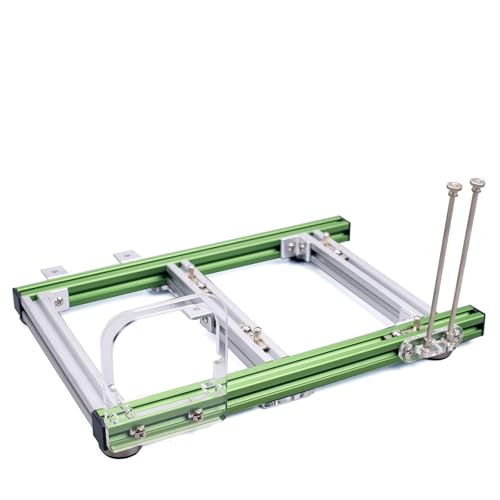Gabinete DIY para pruebas de placa base Mini ITX, estructura abierta de aluminio ligero, soporte para tarjeta gráfica miniatura 2