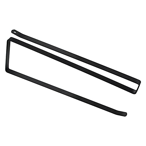 Kitchen Paper Roll Holder,Under Cabinet Paper Roll Holder Rack Under Cabinet Shelf Kitchen Roll Holders Black Utensil Holder No Drilling Towel Holders for Kitchen Bathroom Cupboard Cabinet