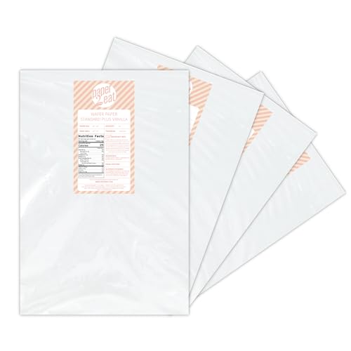 Printable Edible Wafer Paper Sheets from paper2eat (0.40 mm - 200 sheets/Vanilla)