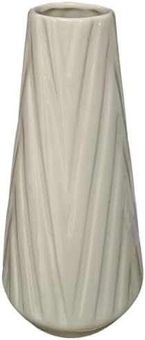 Genérico, Vaso decorativo para sala centro de mesa Cerâmica Off W...