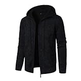 Herren Sweatjacke Casual Hoodie Fashion Kapuzenjacke Zipper Sweatshirt mit...