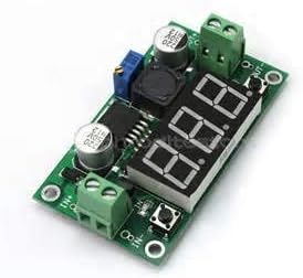 Absolute Native Electronics LM2596 Voltage Regulator + Led Voltmeter DC-DC Buck Step Down Converter Module