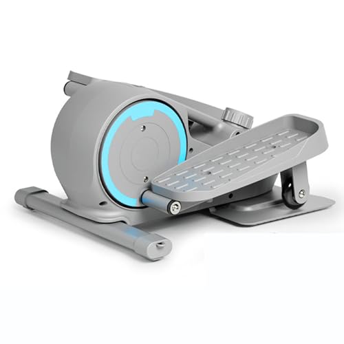 Máquina elíptica de ejercicio para debajo del escritorio, ejercitadora de pedales con 8 niveles de resistencia, movimiento silencioso para entrenamientos de piernas, capacidad de carga de 120 kg