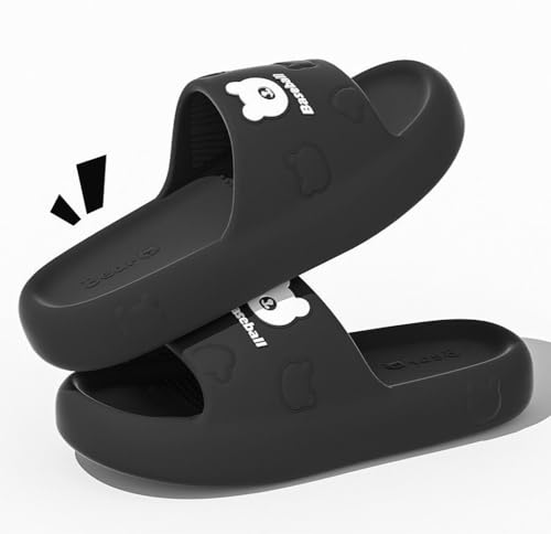 Caistre Cloud Slides Pillow Slippers for Women Men Cute Bear Slippers House Shower Shoes Funny Indoor Outdoor Slide Sandal for Summer4