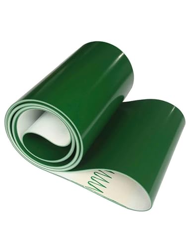 Correa de transmisión industrial de 5 mm en PVC verde para fábricas de embalaje