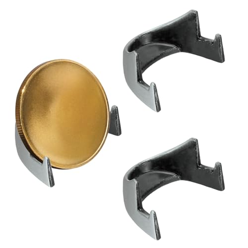 Soporte para monedas PATIKIL, 3 piezas color plata oscura miniatura 1