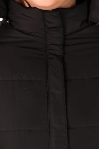 Image of Brazo Girls and Women's Puffer Regular Fit Bomber Jacket For Winter Wear | Hooded Neck | Full Sleeve | Zipper | Casual Jacket For Woman & Girl | Western Stylish Jacket For Women