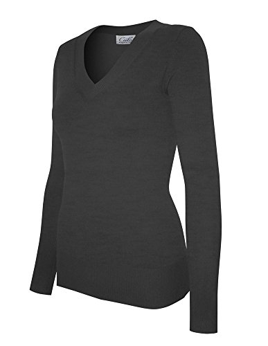 Image of Cielo Women's Solid Soft Stretch Pullover Knit Sweater