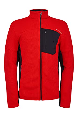 Image of Spyder Men's Bandit Hybrid Full Zip Mid Layer Jacket