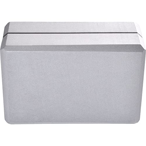 Image of Hugger Mugger 4 in. Foam Yoga Block - Strong and Stable, Beveled Edges for Comfort, Most Favored Block Size, Helps with Alignment and Support in Many Poses