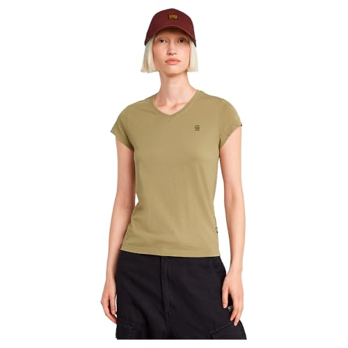 G STAR Para Mujer Top Eyben Slim 2.0, Verde (ensis Green D24533 4107 6057), M