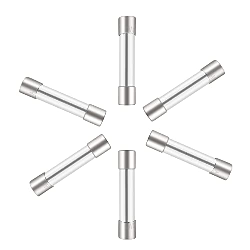 6 Pcs 20A 125V 5304509451 Microwave Fuses for Frigidaire Replace Part 5304488359 1381114 AP5648907 PS5136235 5304464087 UMV1422UW LFMV1645TFA FFMV1645T FFMV1645TDA FFMV1745TBA Microwave Oven Line Fuse
