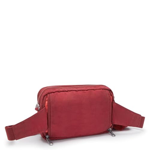 Image of Kipling Women's Abanu Medium Crossbody Bag, Lightweight, Adjustable Nylon Waist Pack with Multi-Compartment Zip Pockets