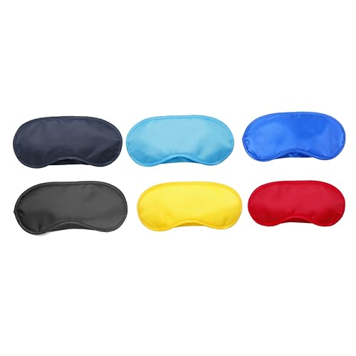 TOVINANNA 20個色マルチカラースリープアイパッチ 軽量柔らかポリエステル製 遮光睡眠用アイマスク 伸縮ストラップ付き 男女兼用 キッズ対応 トラベル在宅用