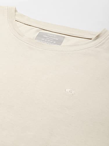 Image of Allen Cooper Men's Super Combed Cotton Rich Solid Round Neck Half Sleeve T-Shirt
