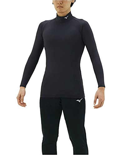 MIZUNO(ミズノ) トレーニングウェア コンプレッションドライアクセルバイオギアシャツ ハイネック長袖 吸汗速乾 ストレッチ 紫外線カット メンズ