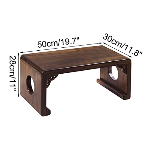 Table basse de chambre compacte marron pour optimiser les petits espaces - 4