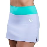 BB by Belén Berbel Falda Deportiva con Short Interior - Ropa para Pádel, Tenis y Pickleball - Tejido Bi-Stretch Transpirable UV50+ - Catania Purple - Talla S - Secado Rápido SS26 Pista Club Premium