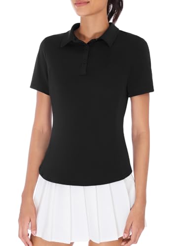 ZANZEA Polo Shirts for Women Short Sleeve Slim Fit UPF