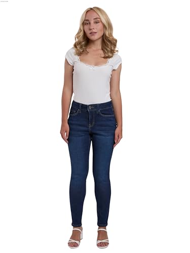 Royalty For Me Womens Women's Petite Sustainable High Rise Skinny Jeans4