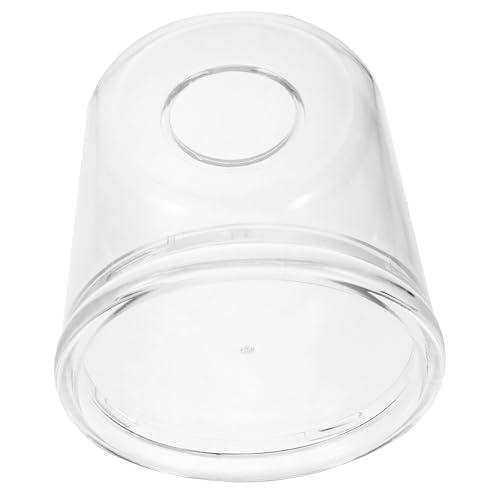 Baluue Dispensador de Papel Higiénico Redondo de Acrílico Transparente Soporte para Rollo de Toallas de Papel de Escritorio Organizador Compacto para Baño y Oficina