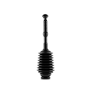 Master Plunger MP100-3 Black Accordion Plunger