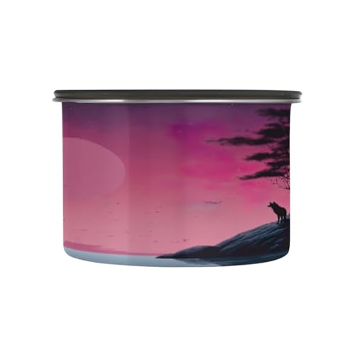 Envase hermético para café de acero inoxidable 17oz