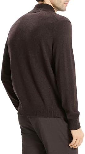 The versatile Theory quarter zip sweater styled for a sophisticated casual look.