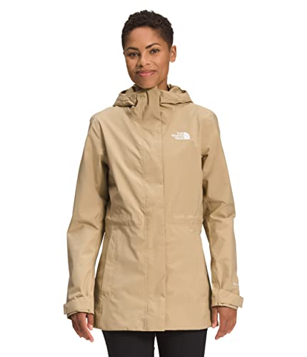THE NORTH FACE City Breeze Damen-Regenjacke, Khaki, Stone, Größe L, Khaki...