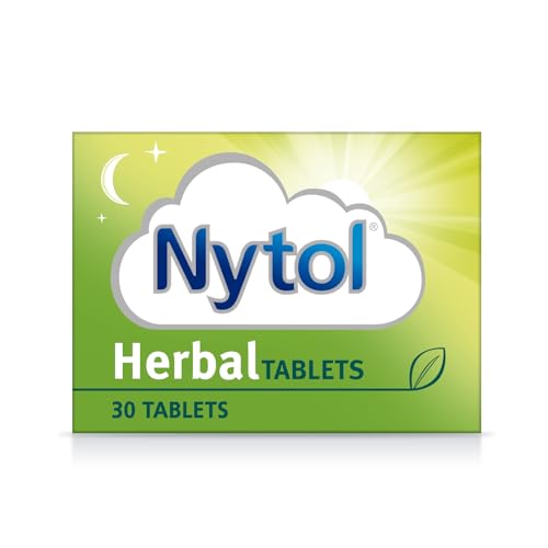 Nytol Herbal Sleep Aid Tablets 30 Tablets | Traditional Herbal Medicinal Product for the Temporary Relief of Sleep Disturbances | Valerian Root Passion Flower & Hop Strobile Extracts