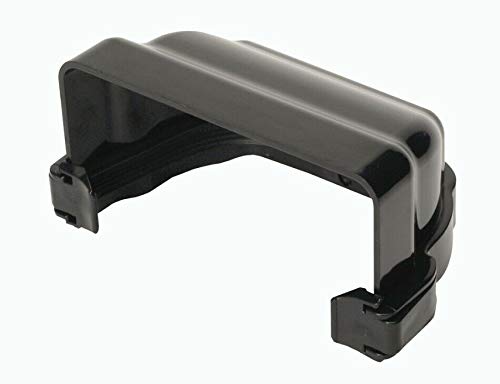 Hunter Marley Regency External STOPEND 125mm R913 White Black Brown (Black)