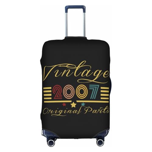 Travel Luggage Cover Vintage 2007 Original Parts Fashion Washable Baggage Suitcase Protector Fit For Luggage X-Large
