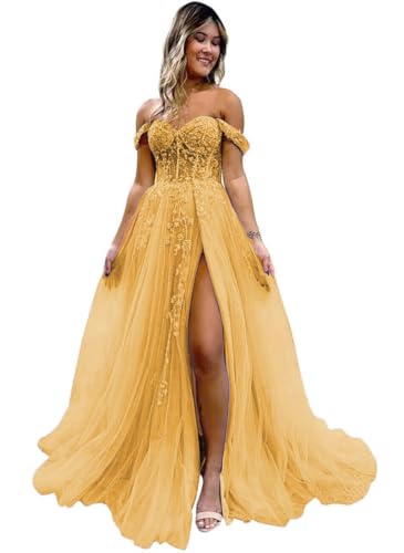 Beyonddress Frauen Off The Shoulder Tüll...