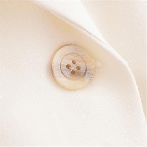 Mnjyihy Women's 2 Piece Fashion Versatile Single Button V-Neck Sleeveless Short Vest Straight Casual Trousers Suit4