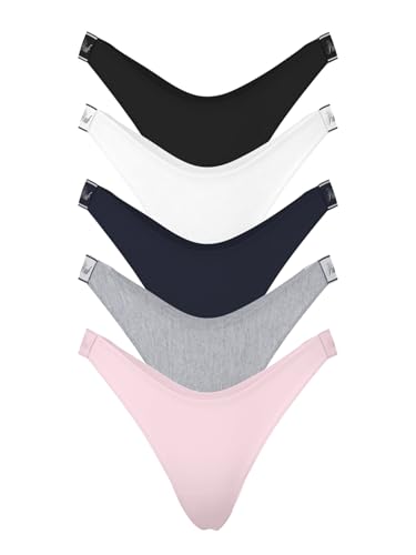 Victoria's Secret PINK Cotton Logo Thong Underwear, Fall Basic Pack, XXL - image 1
