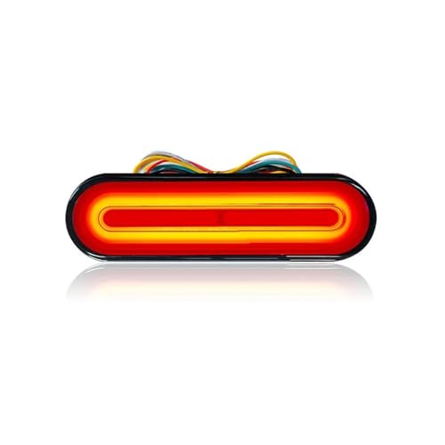 Feu arrière moto LED 3 en 1 clignotant défilant et DRL universel 10-80V