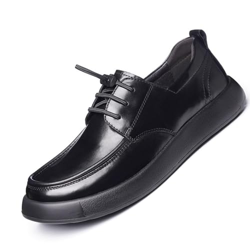 Mens Classic Dress Oxford Shoes, Round Toe Lace-up Comfort Oxford Dress Formal Wedding Gentleman Shoes