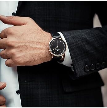 mi！Daniel Wellington 36mm DW00100139 Daniel Wellington Classic Sheffield Black Dial 36MM Watch