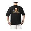 Sparrow Outfit Men’s Oversized T-Shirt | Terry Cotton 240 GSM Fabric Casual Round Neck Half Sleeve T-Shirt for Men | Pablo Escobar Graphic Printed Relaxed Fit Tee for Gym Sports Outdoor