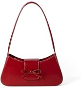 Kadınlar i&ccedil;in Y2K &Ccedil;antası K&uuml;&ccedil;&uuml;k Omuzlu Hobo &Ccedil;antaları, Coquette &Ccedil;antası, Sevimli Yaylı Deri &Ccedil;antalar ve &Ccedil;anta...